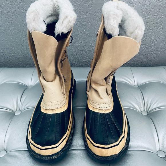 Sorel VTG Steel Shank Wool Lined Winter Snow Boots - Picture 7 of 10